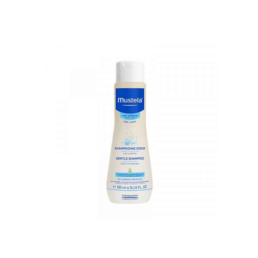 Mustela Sheabutter- ja Avokadohiuskreemikäsittely, selvittävä ja silottava, 200 ml – 2