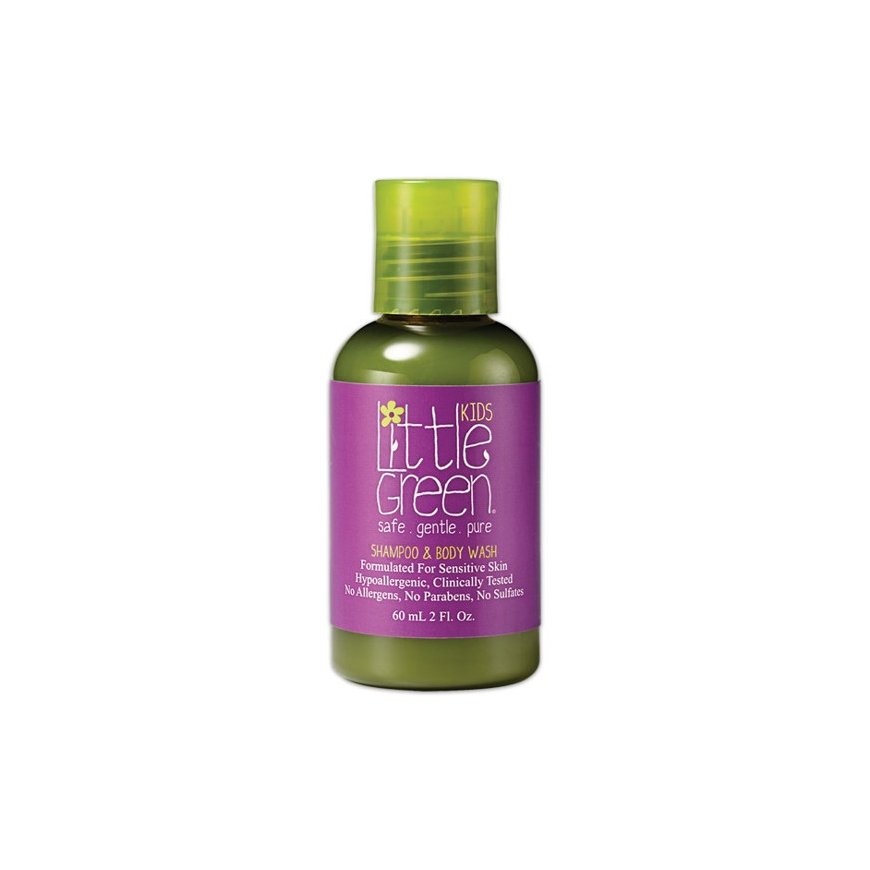Little Green Kids Šampūnas & Kūno prausiklis, 60 ml