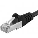 PremiumCord SP6ASFTP010C networking cable Black 1 m Cat6a S/FTP (S-STP) PremiumCord SP6ASFTP010C networking cable Black 1 m Cat6a S/FTP (S-STP)