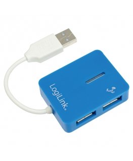 LogiLink USB 2.0 4-Port Hub 480 Mbit/ai Mėlyna