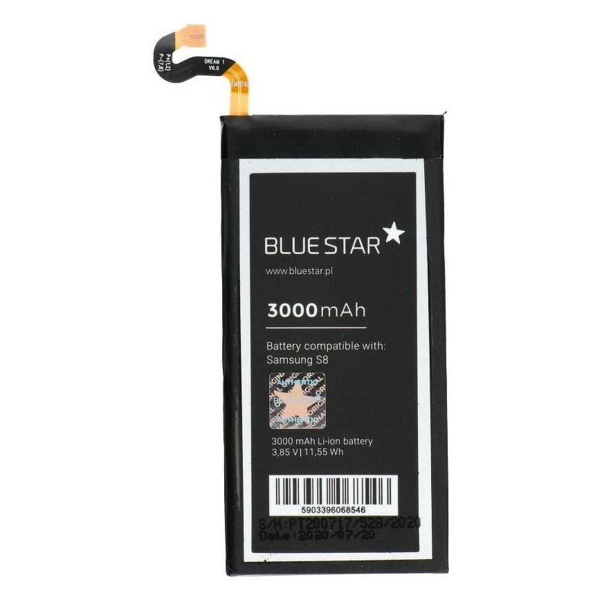 BlueStar Blue Star Mēlyns STAR PREMIUM baterija, kas paredzēta SAMSUNG S8 3000 mAh – 2