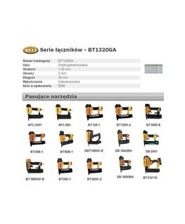BOSTITCH STAPLES BT13 20mm 5000 pcs.