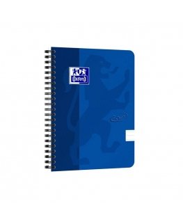 OXFORD TOUCH Spiral Notebook, A5+, 70 sheets, lined, blue color.