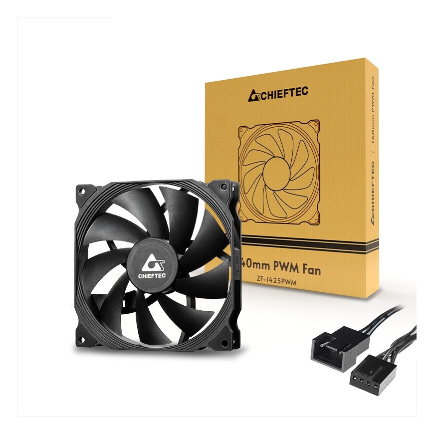 Chieftec Wentylator ZF-1425PWM 140mm Arvuti korpus 14 cm – 5