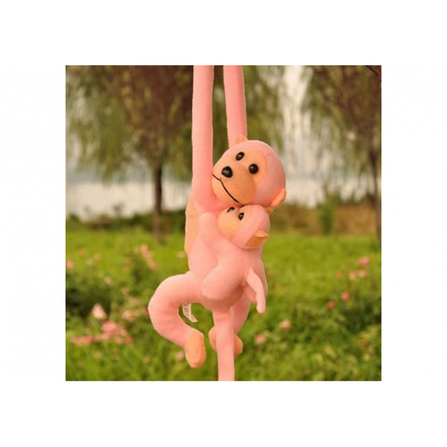 Lean Toys Pehmolelu apina vauvalta, 90 cm