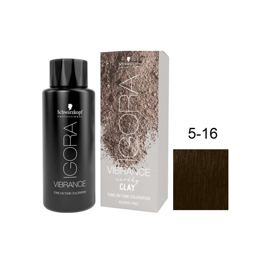 Schwarzkopf Igora Vibrance Tone On Tone matējošie matiņu krāsošanas līdzekļi 60ml - 5-16