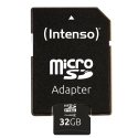 Intenso 3403480 zibatmiņa 32 GB MicroSDHC Klases 4
