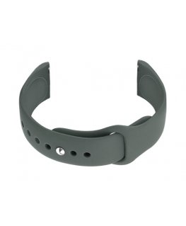 Pacific Rubber Watch Band U21 20mm - Dark Gray