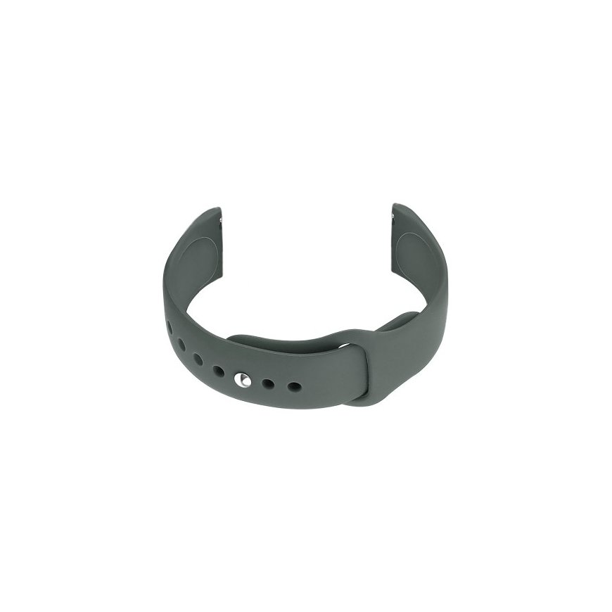 Pacific Rubber Watch Band U21 20mm - Dark Gray