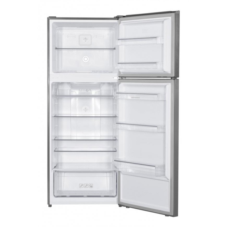 Heinner HF-HM415NFSE++ fridge-freezer Freestanding 415 L Silver – 2