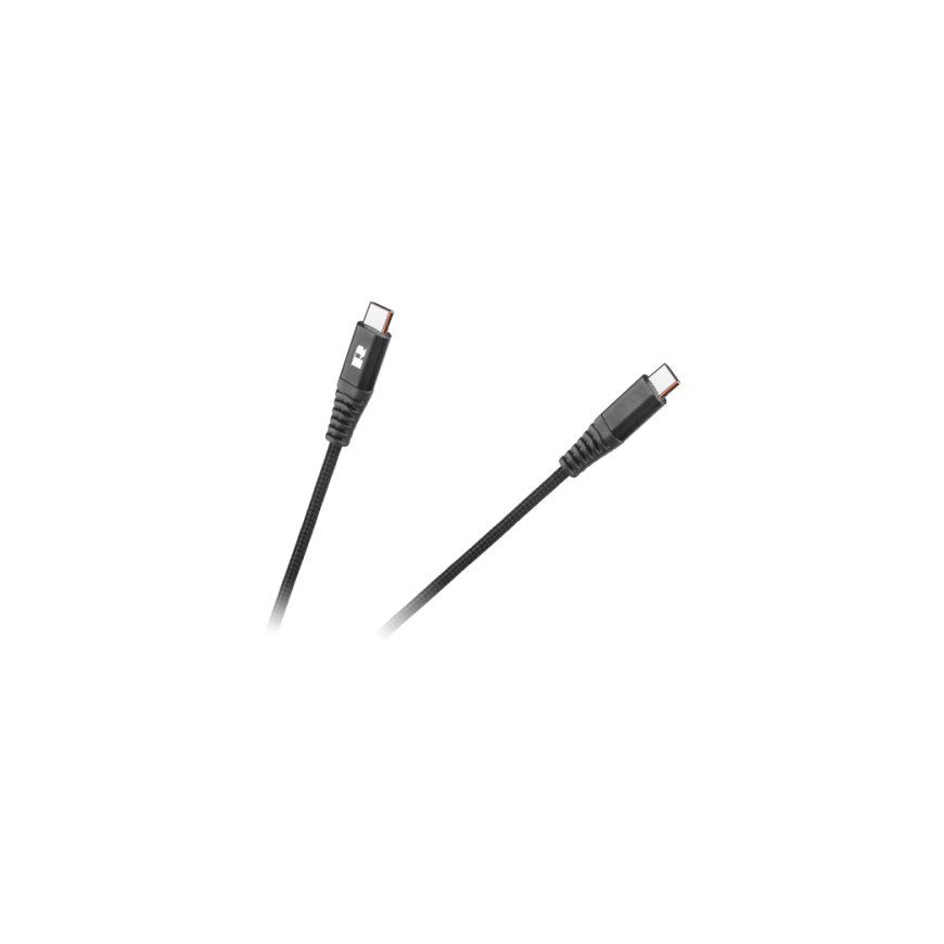 REBEL USB C - USB C kaapeli 1m Musta