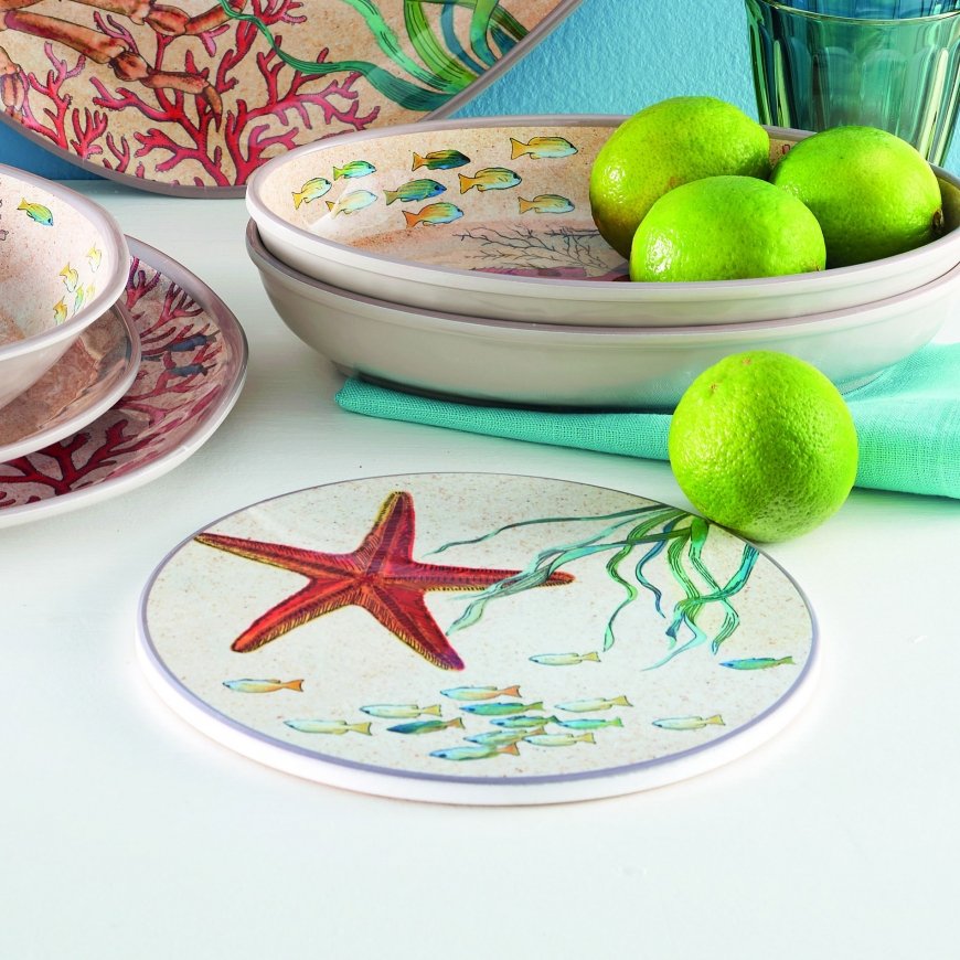 ROSE&TULIPANI SEA LIFE Round Coaster 20 cm, Sea Star – 2