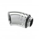 Barrow Dazzle Adapteri 45 asteen G1/4 tuumaa uros G1/4 tuumaa naaras - käännettävä, hopeanvärinen Barrow Dazzle Adapteri 45 asteen G1/4 tuumaa uros G1/4 tuumaa naaras - käännettävä, hopeanvärinen