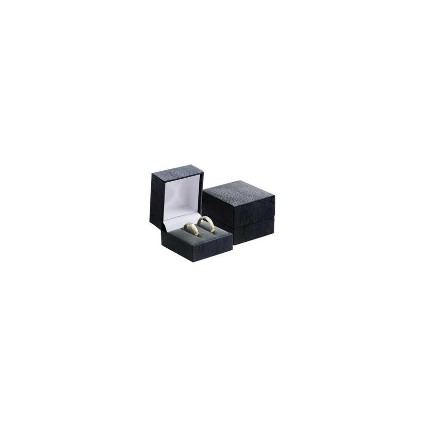 Jk Box Artificial Leather Box for Wedding Rings or Earrings GZ-2 / NA / A25