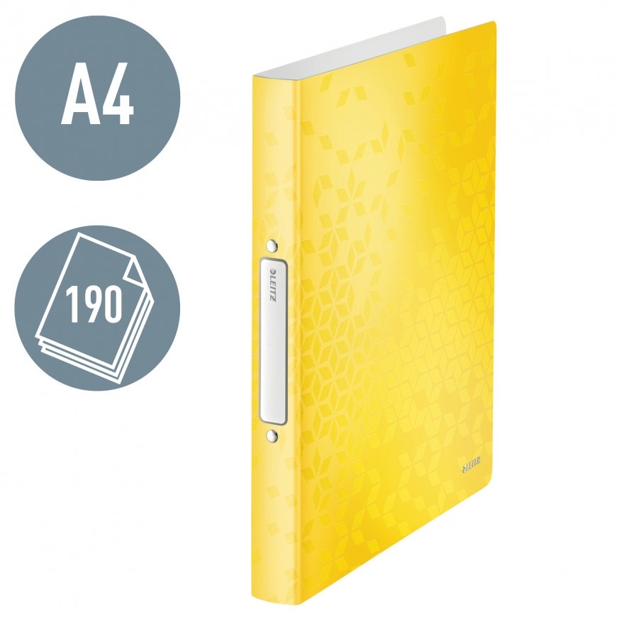 Leitz Ringbinder WOW PP A4 2RR/25mm – 3