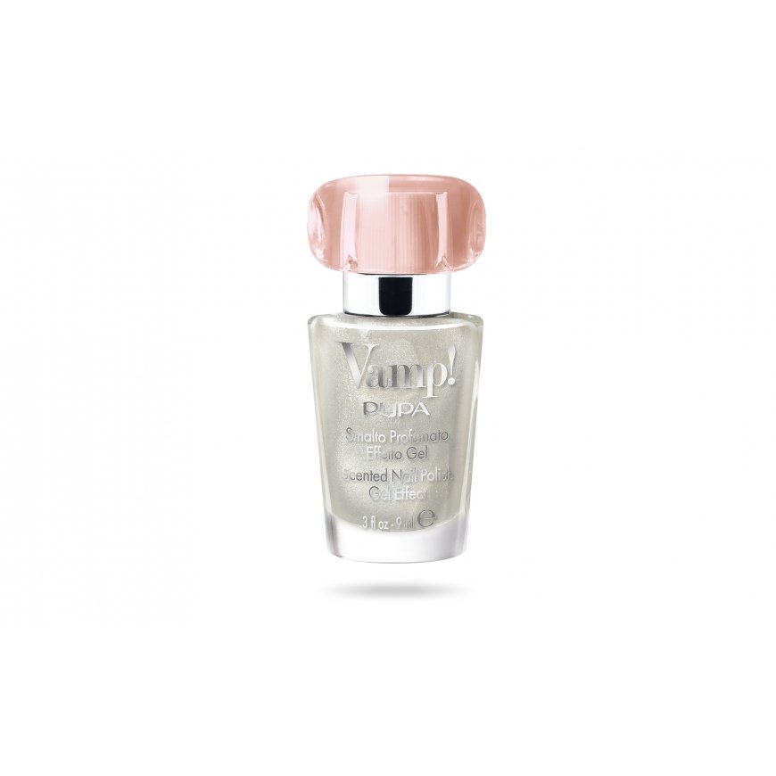 PUPA Milano Vamp! nagų lakas 9 ml Balta Itin blizgus