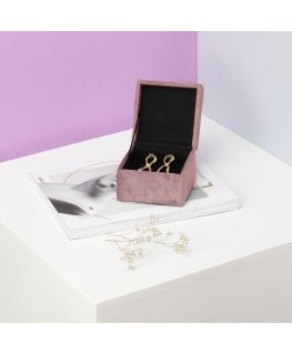AmeliaHome JUWELRY BOX/AH/BASA/ROSE/10,8X7,8