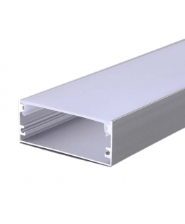 V-tac LED pinttiprofiili kannella, hopea, 2m