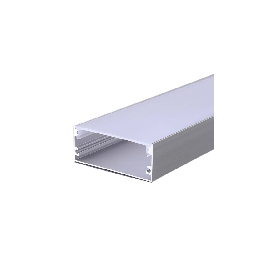 V-tac LED surface profile with cover, silver color, 2m