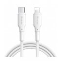 Papildu Digitālais Kabelis USB - Lightning 2 m. (Balts) Papildu Digitālais Kabelis USB - Lightning 2 m. (Balts)