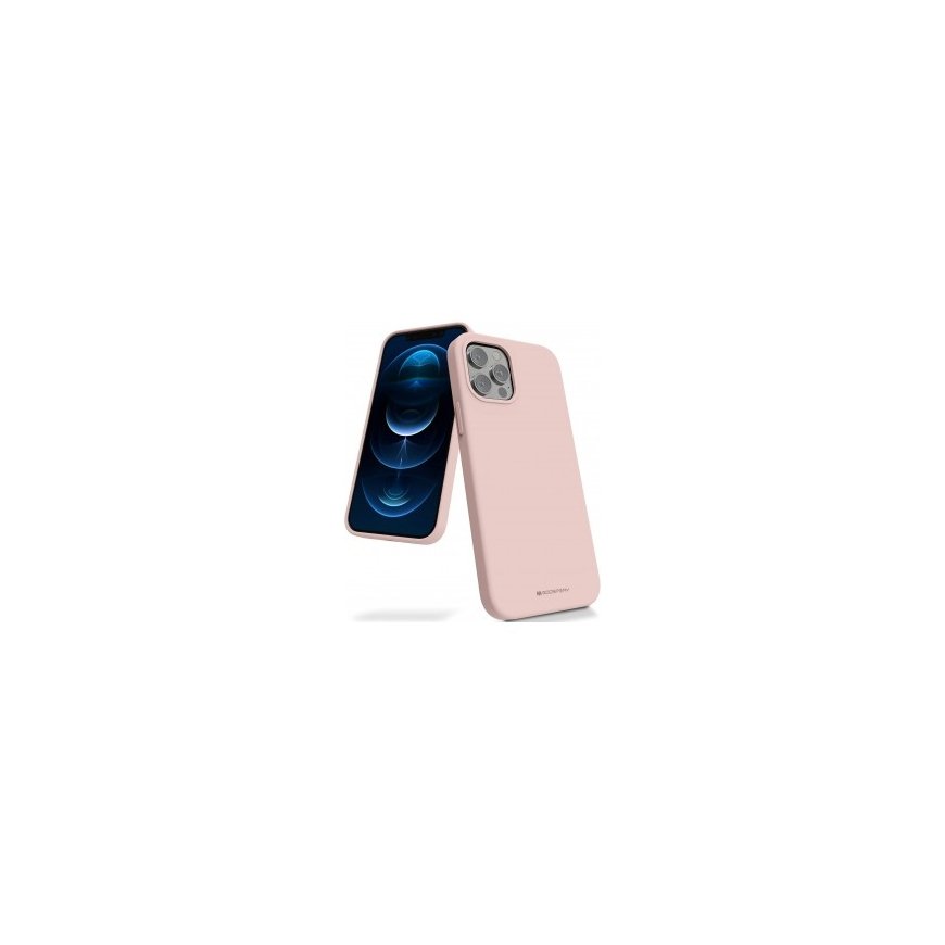 Dėklas Mercury Silikoninis dėklas Samsung A525 A52 4G/A526 A52 5G/A528 A52s 5G rožinio smėlio