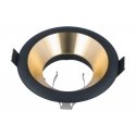 Built-in light fixture, MR16/GU10 round, OLTIKA, black/gold, LED line Built-in light fixture, MR16/GU10 round, OLTIKA, black/gold, LED line