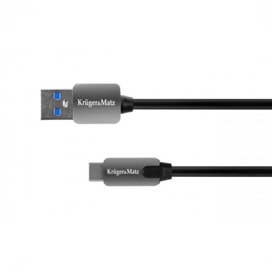 Kruger & Matz USB 3.0 - USB-C kabelis 0.5 m – 2