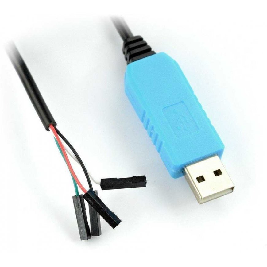 USB-adapteri liittimellä, USB-UART-muuntimella PL2303, Waveshare 7965