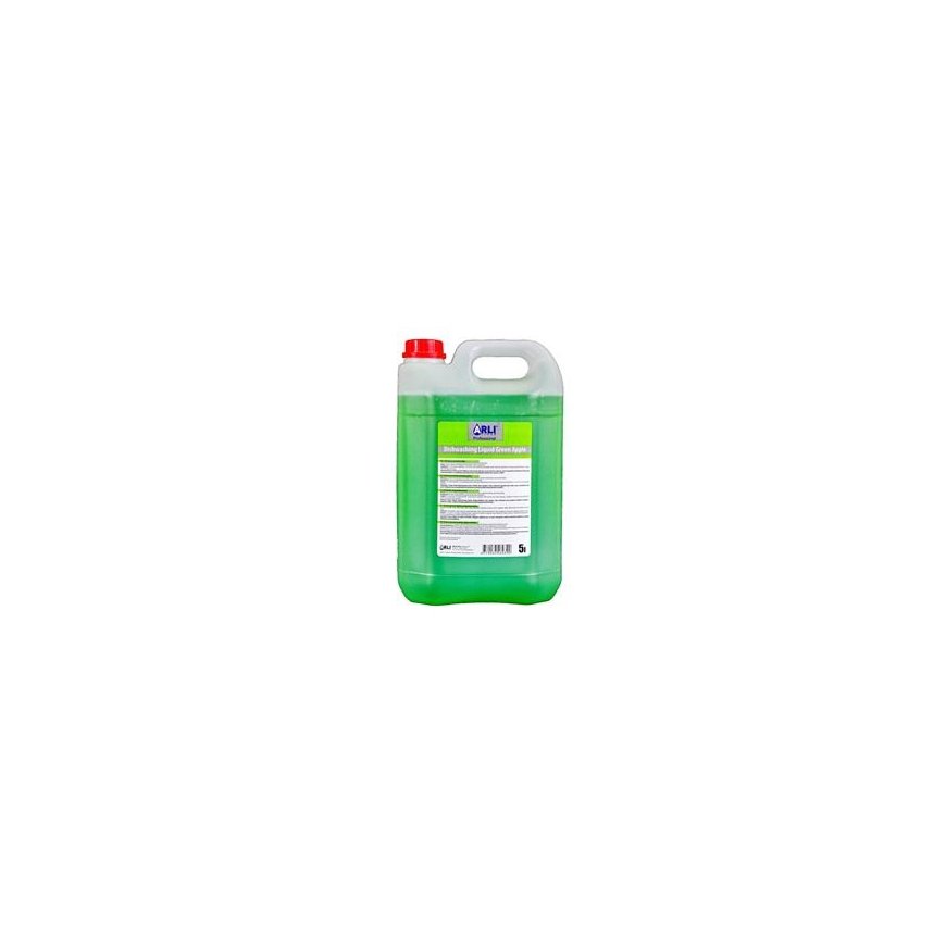 Dishwashing liquid ARLI CLEAN, green apple fragrance, 5 l – 2