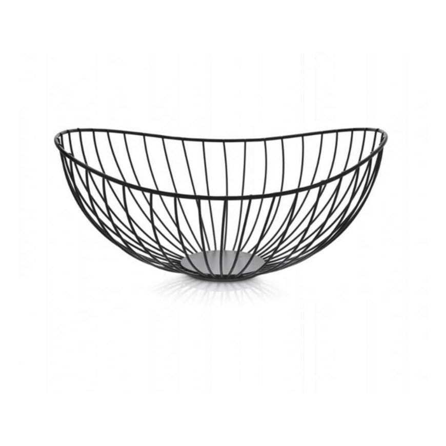 Decorative fruit basket 30 cm black AMBITION – 2