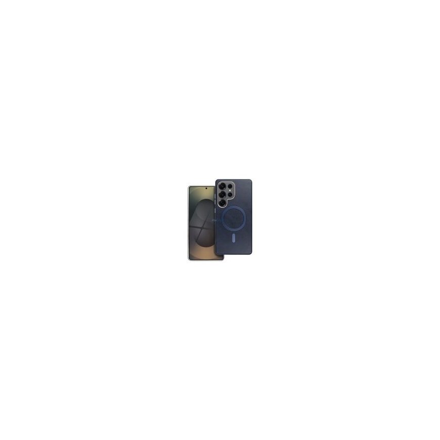Чехол Oem Futerał GENTLEMAN MAG COVER совместим с MagSafe для SAMSUNG S25 FE темно-синий