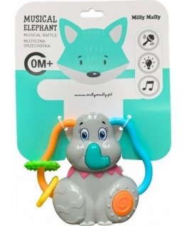 MILLY MALLY 0889 Musical Elephant Rattle