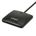 Lindy 43407 magnētisko karšu lasītājs USB Melns Lindy 43407 magnētisko karšu lasītājs USB Melns