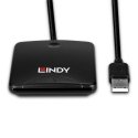 Lindy 43407 magnetinių kortelių skaitytuvas USB Juoda Lindy 43407 magnetinių kortelių skaitytuvas USB Juoda