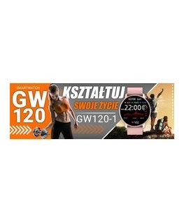 Giewont Išmanais laikrodis VELTORI VT120-1 Melns Silikona Josta