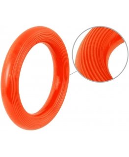 GUMINIS ŽIEDAS MATMENYS 17CM - ORANŽINIS TULAS
