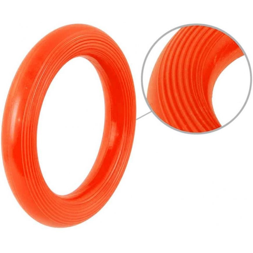GUMMY RING SIZE 17CM - ORANGE TULLE