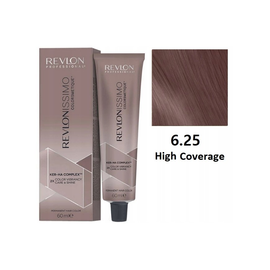 Revlon Revlonissimo Colorsmetique Augstas Seguma Matiņu Krāsa 60ml - HC 6,25 | Tumši Opalizējošs Mahagona Blonds – 2