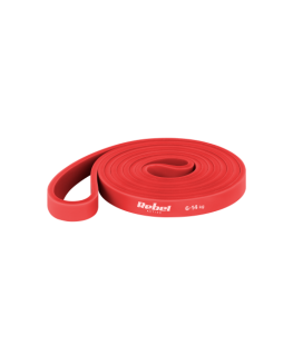 Latekso mankštos juosta - Power Band PL-2, raudona 6-14 kg REBEL ACTIVE