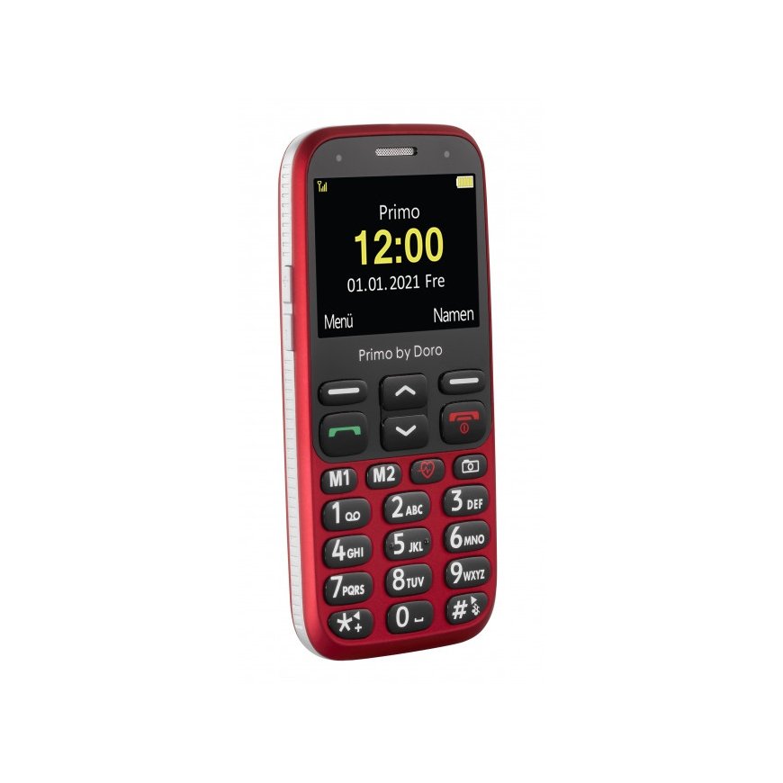 Doro Primo 368 5,84 cm (2.3") 92 g Melns, Sarkans Gados vecāku cilvēku tālrunis – 4