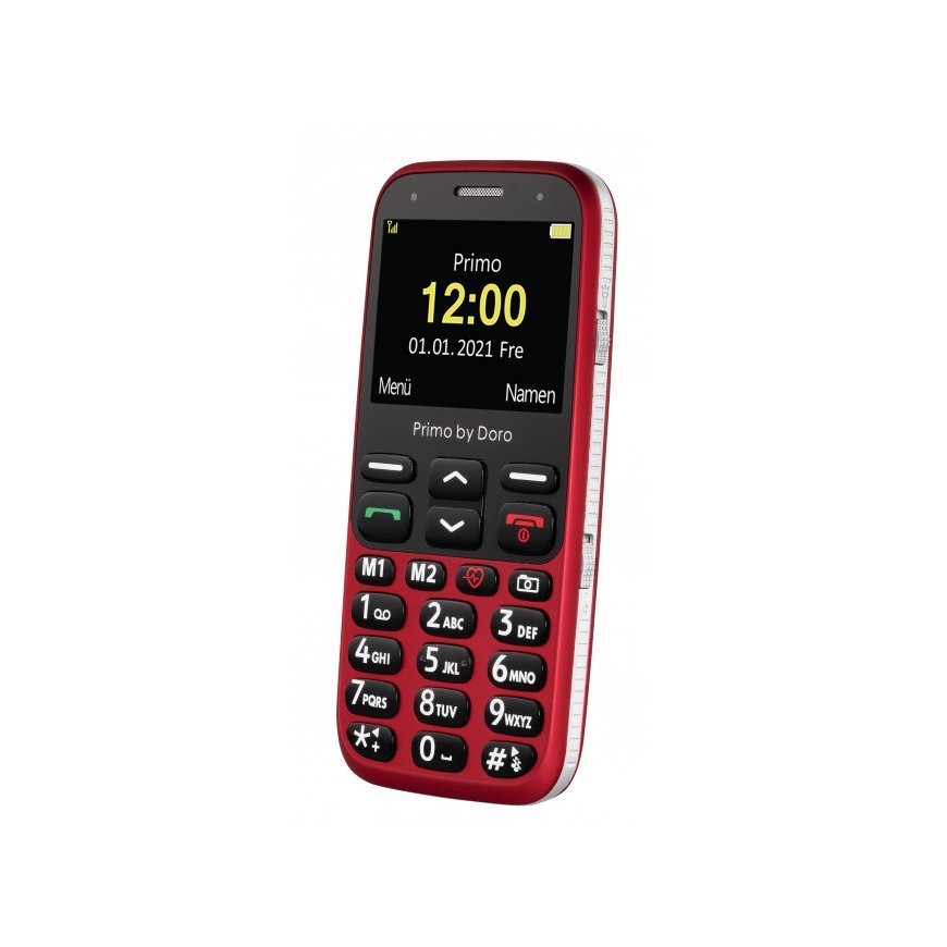 Doro Primo 368 5,84 cm (2.3") 92 g musta, Punainen Senioripuhelin – 5