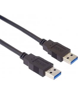 Кабель PremiumCord USB 3.0 Super-speed 5Gbps A-A, 9pin, 1м