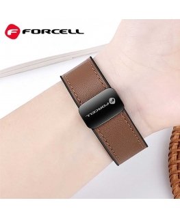 Magnetic strap for Samsung Galaxy Watch Forcell F-Design FS20 watch, 22 mm, black, eco leather