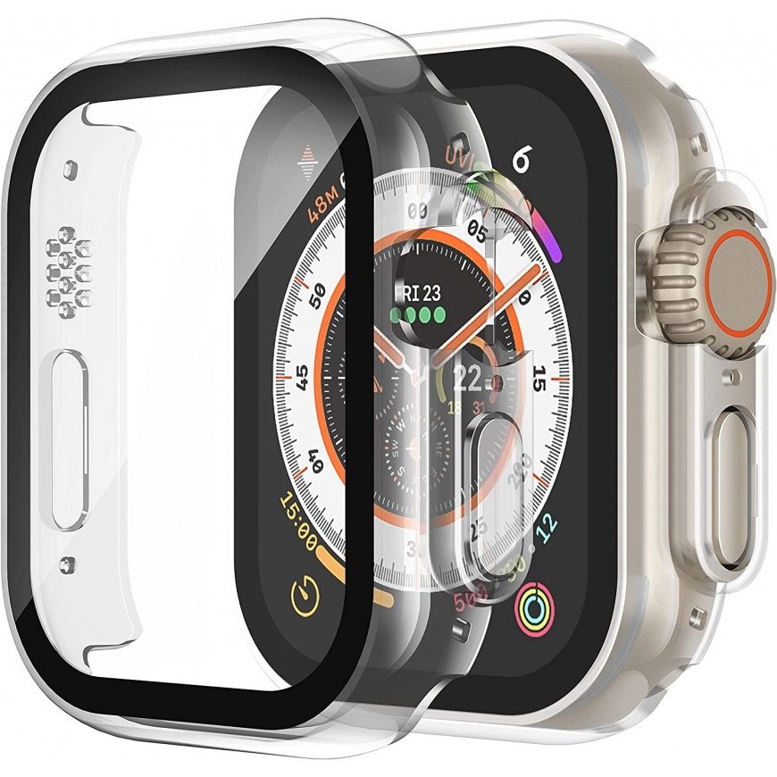 Reach LCD aizsargstikliņš/maiss 360 grādu pārklājs Apple Watch 41mm caurspīdīgs