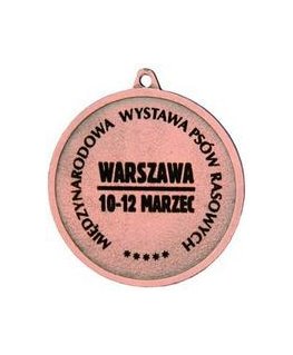 Tryumf Üldine pronksmedal koos kohaga embleemiga 50 mm - terasmedal lasergraveeringuga - RMI