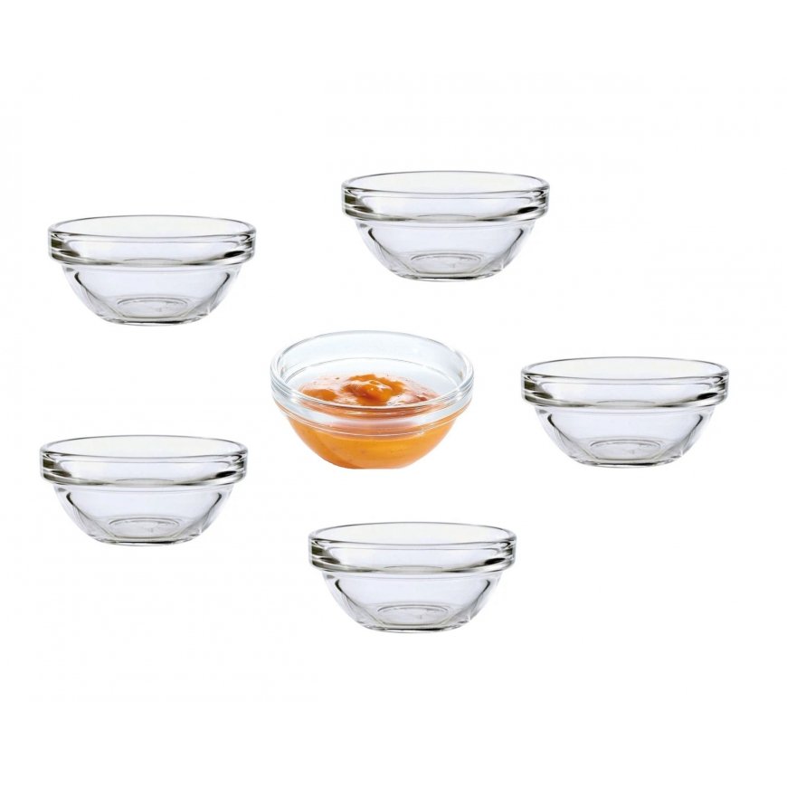 Set of 6 Stackable 6 cm Salad Bowls LUMINARC