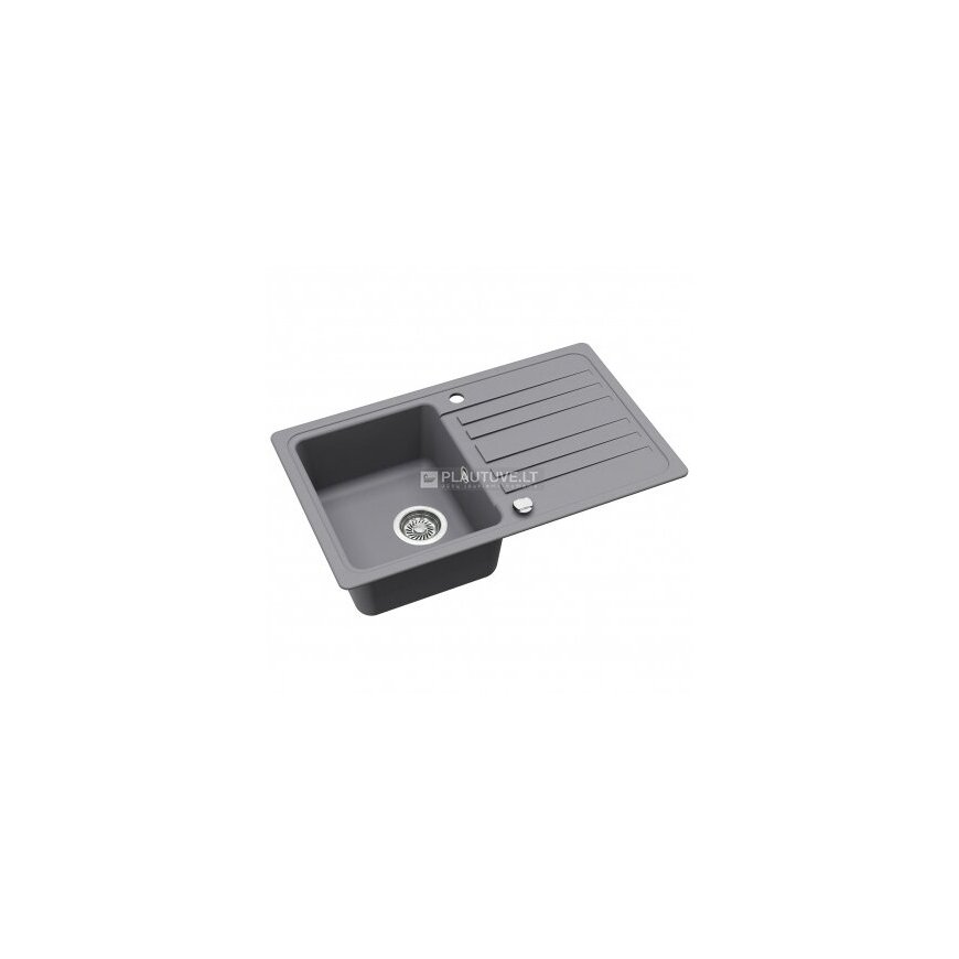 Compotexa Akmens mass plastuv HELIKA Notus SQ101AW, Silicsana värv: Hall| Alumiiniummetall 202