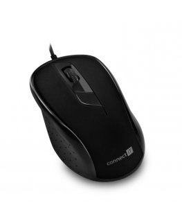 Connect IT CMO-1200-BK hiiri Oikeakätinen USB A-tyyppi Optinen 1000 DPI