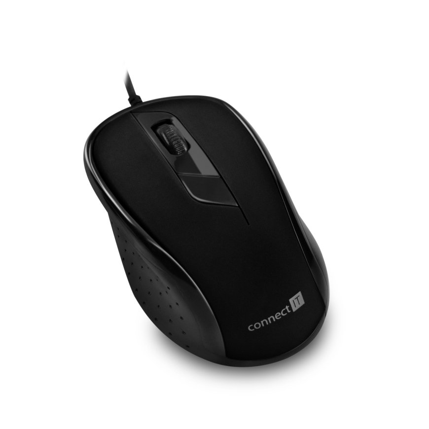Connect IT CMO-1200-BK pele Labā roka USB Type-A Optisks 1000 DPI