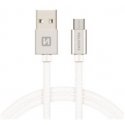 Swissten 71522203 USB-kaapeli USB 2.0 1,2 m USB A Micro-USB B Hopea Swissten 71522203 USB-kaapeli USB 2.0 1,2 m USB A Micro-USB B Hopea